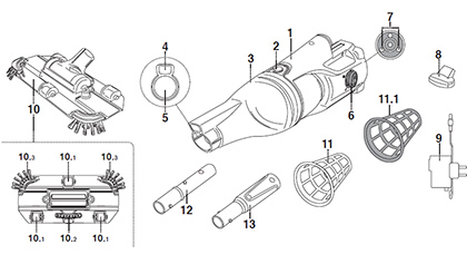 PK Turbo Rechargeable Pool Vacuum